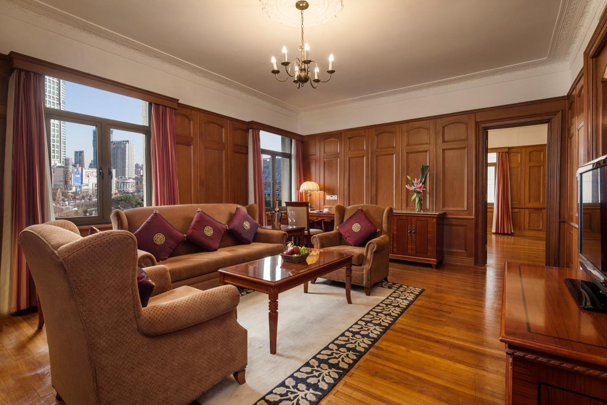 Jin Jiang Pacific Hotel Shanghai Exterior foto